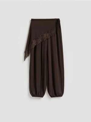 Obrázek produktu Reserved - LADIES` TROUSERS - tmavě hnědá
