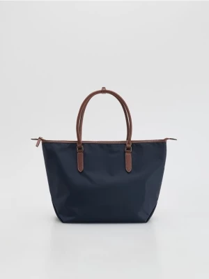 Obrázek produktu Reserved - Látková shopper taška - tmavomodrá