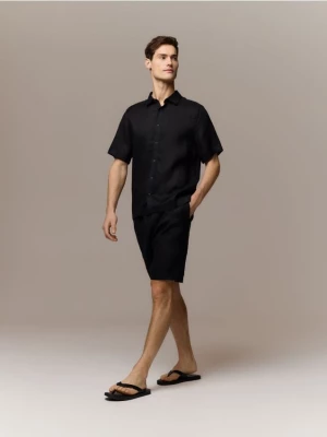 Obrázek produktu Reserved - Lněné šortky jogger - černý