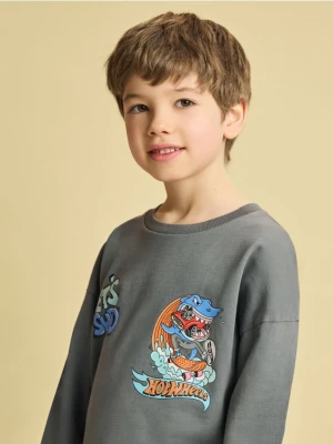 Obrázek produktu Reserved - Longsleeve Hot Wheels - tmavě šedá