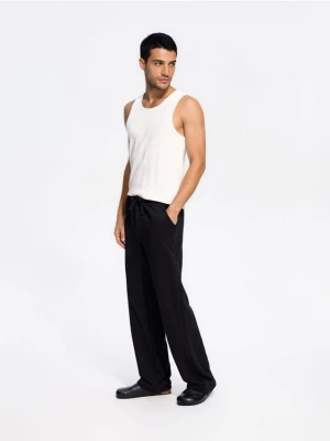 Obrázek produktu Reserved - Loose straight kalhoty - černý