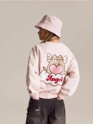 Obrázek produktu Reserved - Mikina s aplikací Pusheen - pastelově růžová