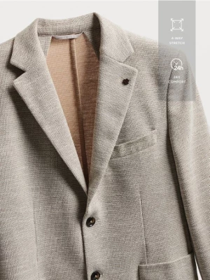 Obrázek produktu Reserved - Oblekové sako slim fit - béžová
