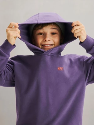 Obrázek produktu Reserved - Oversize mikina s kapucí - tmavě fialová