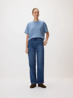 Obrázek produktu Reserved - Oversize tričko s modalem - bleděmodrá