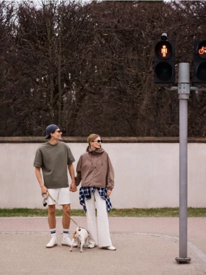 Obrázek produktu Reserved - Parka s kapucí - šedobéžová