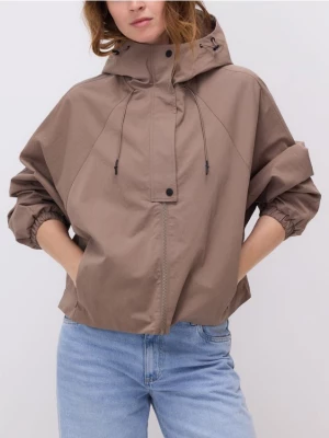 Obrázek produktu Reserved - Parka s kapucí - šedobéžová