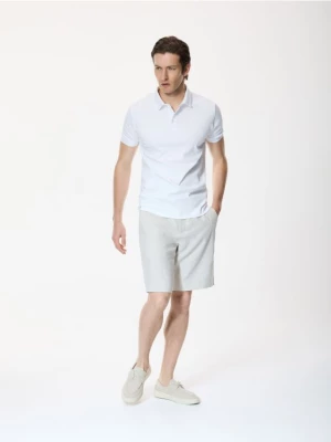 Obrázek produktu Reserved - Pima bavlněné polo slim - bílá