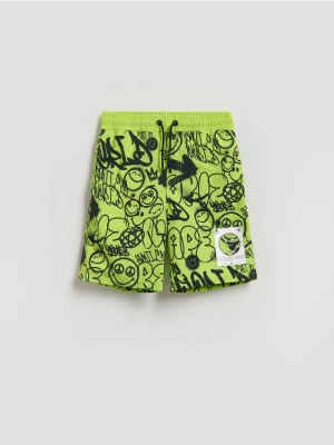 Obrázek produktu Reserved - Plavkové šortky SmileyWorld® - žlutozelená