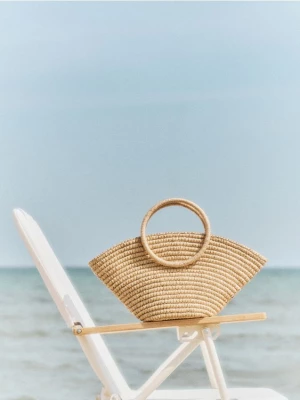Obrázek produktu Reserved - Pletená handmade kabelka - béžová