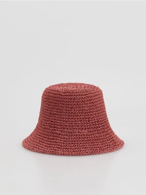 Obrázek produktu Reserved - Pletený klobouk bucket - růžová