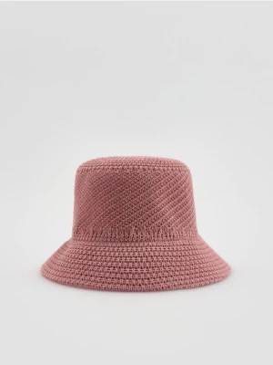 Obrázek produktu Reserved - Pletený klobouk bucket - světle fialová