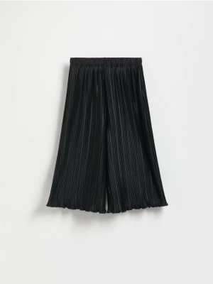 Obrázek produktu Reserved - Plisované kalhoty typu culottes - černý