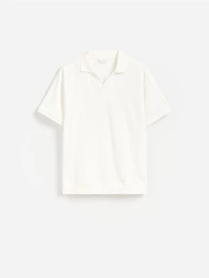 Obrázek produktu Reserved - Polo comfort fit z bavlny - krémová