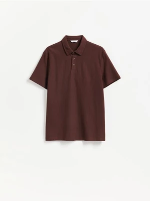 Obrázek produktu Reserved - Polo regular - tmavě hnědá