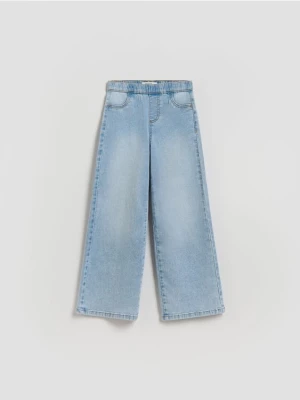 Obrázek produktu Reserved - Pružné džíny wide leg - modrá