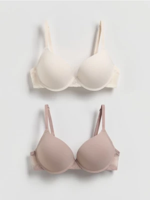 Obrázek produktu Reserved - Sada 2 push-up podprsenek - kávová