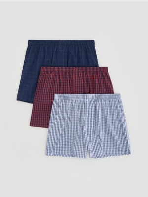 Obrázek produktu Reserved - Sada 3 boxerek loose - modrá