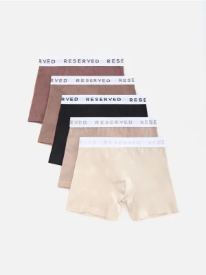 Obrázek produktu Reserved - Sada 5 boxerek long - hnědá