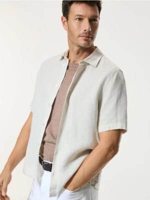 Obrázek produktu Reserved - Slim fit lněná košile - béžová