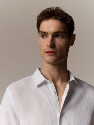 Obrázek produktu Reserved - Slim fit lněná košile - bílá