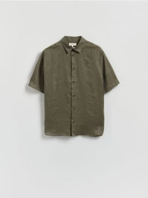 Obrázek produktu Reserved - Slim fit lněná košile - zelená