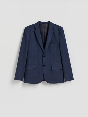 Obrázek produktu Reserved - Slim fit sako s přídavkem viskózy a elastanu - tmavomodrá