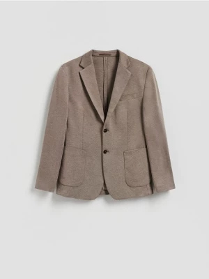 Obrázek produktu Reserved - Slim fit sako s viskózou - kávová
