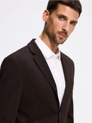 Obrázek produktu Reserved - Slim fit sako s viskózou - tmavě hnědá