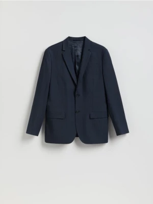 Obrázek produktu Reserved - Slim fit sako v mikro kostičce - tmavomodrá