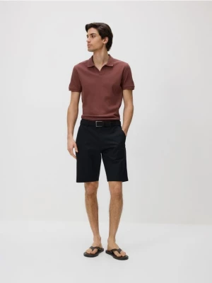 Obrázek produktu Reserved - Šortky chino regular s páskem - černý