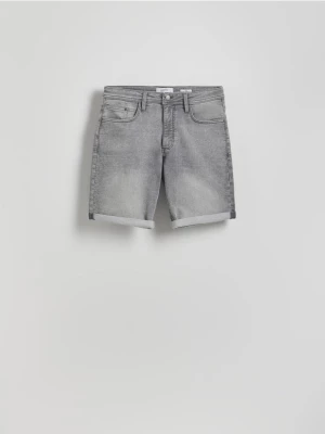 Obrázek produktu Reserved - Šortky slim fit se záhyby - světle šedá