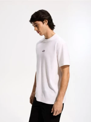 Obrázek produktu Reserved - Strukturální tričko comfort fit - bílá