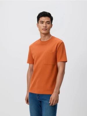 Obrázek produktu Reserved - Strukturální tričko comfort fit - ostře červená
