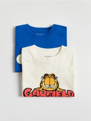 Obrázek produktu Reserved - Tričko Garfield 2 pack - krémová