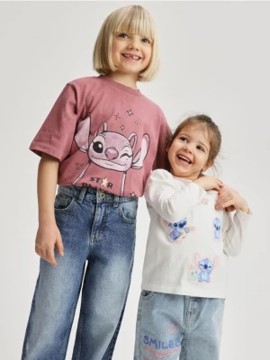 Obrázek produktu Reserved - Tričko Lilo & Stitch - krémová