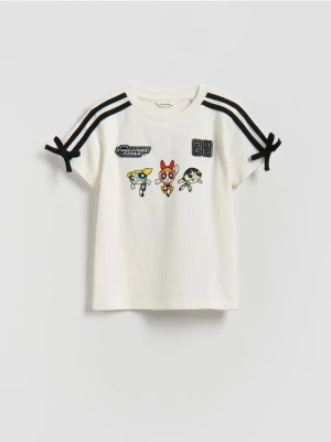 Obrázek produktu Reserved - Tričko s potiskem Powerpuff Girls - krémová
