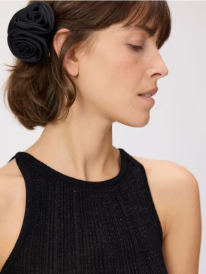 Obrázek produktu Reserved - Tričko s volánkem peplum - černý