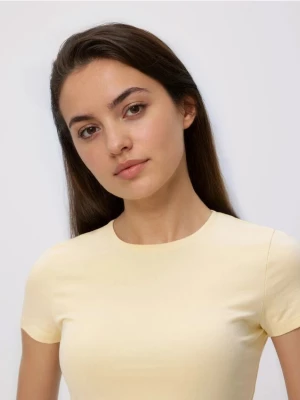 Obrázek produktu Reserved - Tričko slim fit - světle žlutá