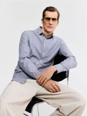 Obrázek produktu Reserved - Vzorovaná košile slim fit - tmavomodrá