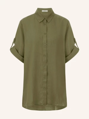 Obrázek produktu Riani Lněná Košilová Halenka khaki