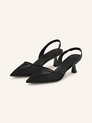 Obrázek produktu Riani Slingpumps S Otevřenou Patou A Ozdobnými Kamínky černá