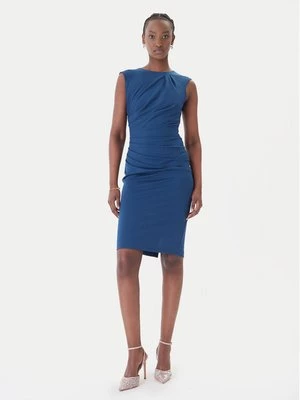 Obrázek produktu Rinascimento Koktejlové šaty CFC0127683003 Modrá Slim Fit