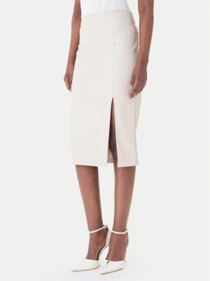 Obrázek produktu Rinascimento Sukně z imitace kůže CFC0127468003 Béžová Slim Fit
