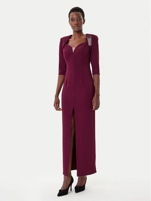 Obrázek produktu Rinascimento Večerní šaty CFC0125271003 Bordó Slim Fit