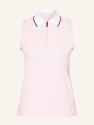 Obrázek produktu Röhnisch Jerseyové Polo Tričko světle růžová / tmavě červená / bílá RÖHNISCH