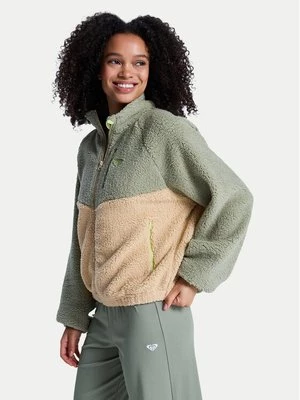 Obrázek produktu Roxy Fleecová mikina Boundless Spirit ERJPF03249 Zelená Regular Fit