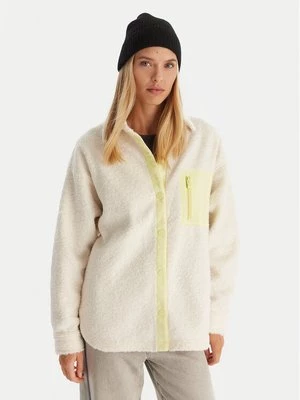 Obrázek produktu Roxy Fleecová mikina Chloe Kim Polar Shacket ERJPF03231 Écru Regular Fit