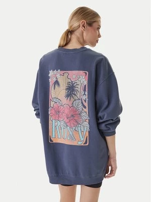 Obrázek produktu Roxy Mikina Saturday Night Vibes ERJFD03002 Modrá Relaxed Fit
