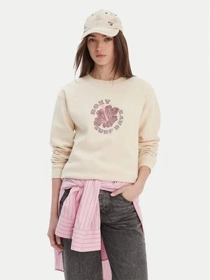 Obrázek produktu Roxy Mikina Surf Stoked Crew Brushed Vint ERJFT05018 Écru Regular Fit
